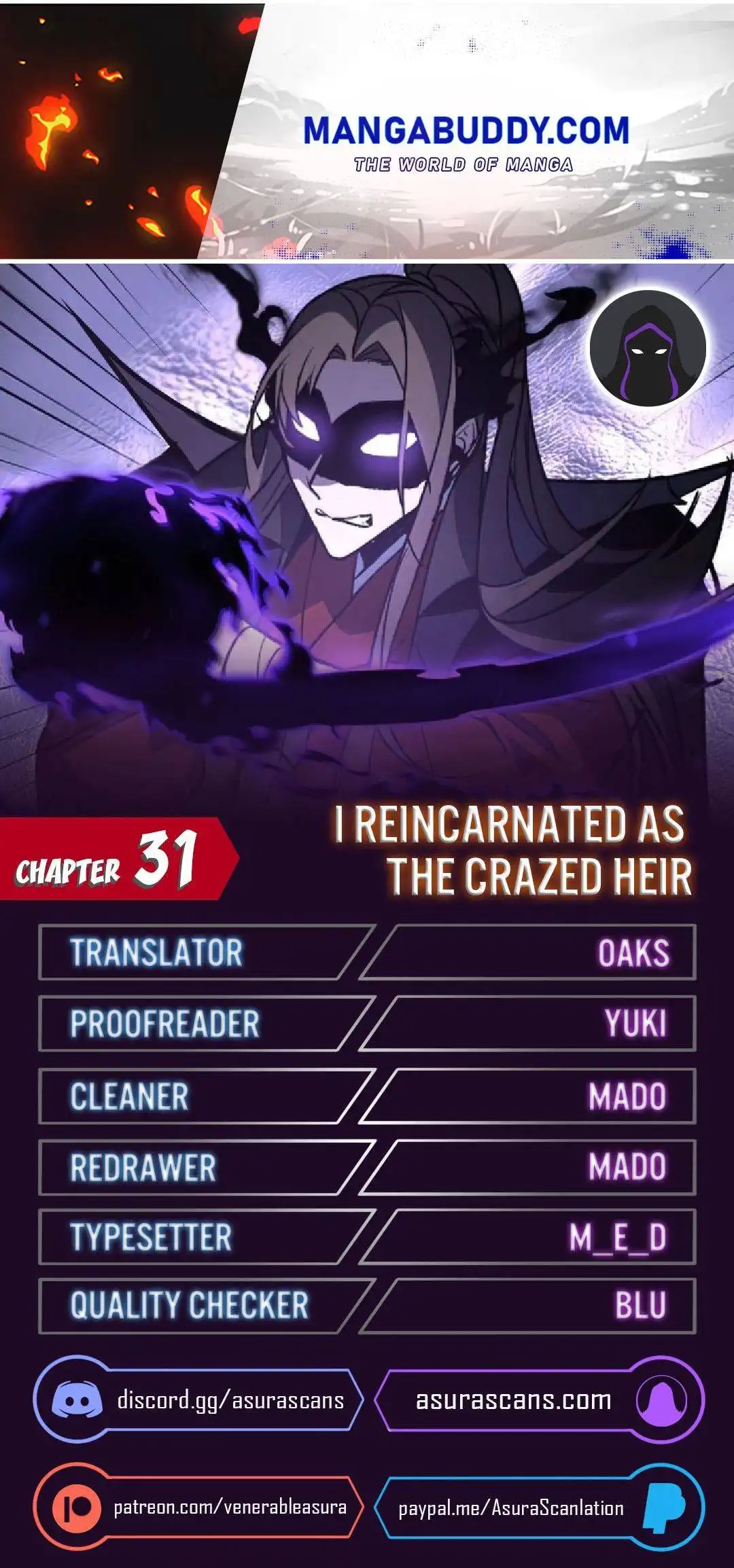 I Reincarnated As The Crazed Heir Chapter 31 1